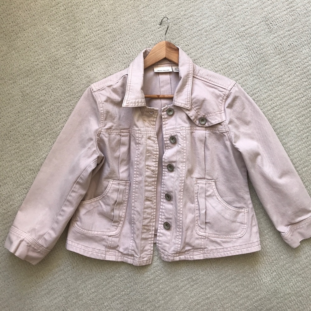 DKNY Women’s Jean Jacket Dusty Rose Pink